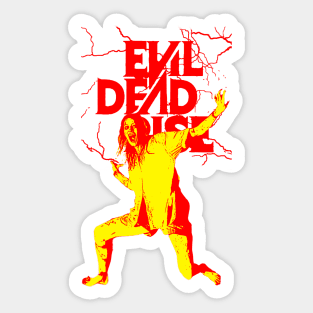 Evil Dead Rise Alyssa Sutherland as Ellie Movie 2023 graphic design by ironpalette Sticker